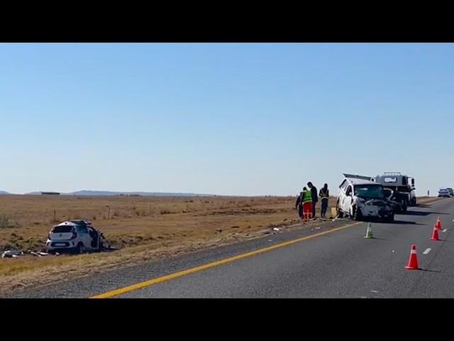 Accident on the N1 south of the Verkeerdevlei Toll Plaza in South Africa