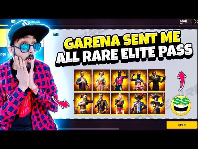 Garena Gifted Me All Golden Elite Pass Season 1 To Season 5  || Free Fire