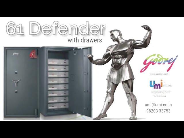 Godrej 61 Defender Prime Gold safe with 16 Drawers