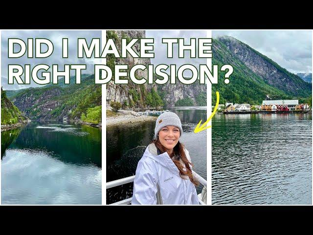 I took a scenic fjords cruise in Bergen, Norway | Norwegian Prima 10-Day Solo Cruise!