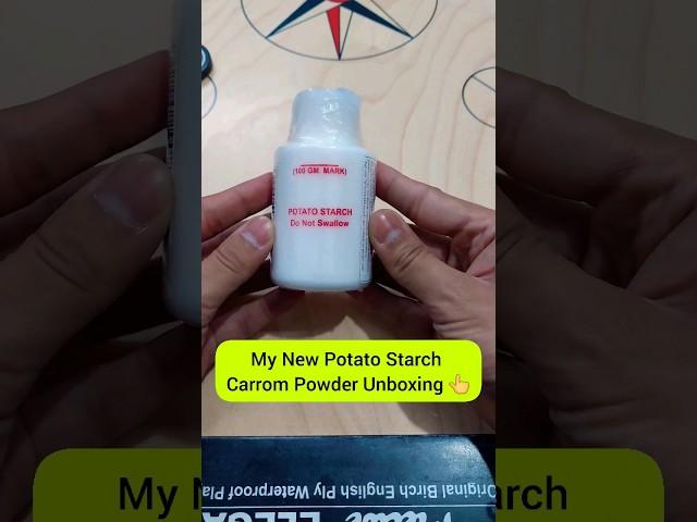 Geologic Potato Starch Carrom Powder Unboxing  #shorts #youtubeshorts #akscarrom