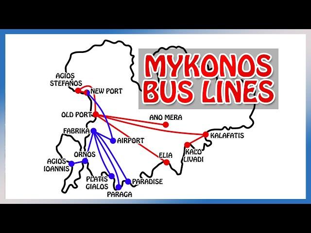 Mykonos' Public Transport : Buses and Sea Buses [Full Guide]