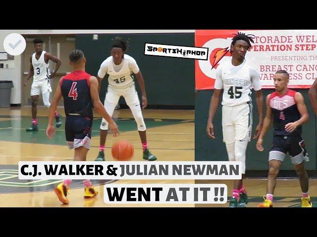 C.J. Walker & Julian Newman WENT AT IT!! | Oak Ridge vs Downey Christian