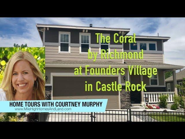 New Homes for Sale in Castle Rock Colorado - Coral Model by Richmond  at Founders Village