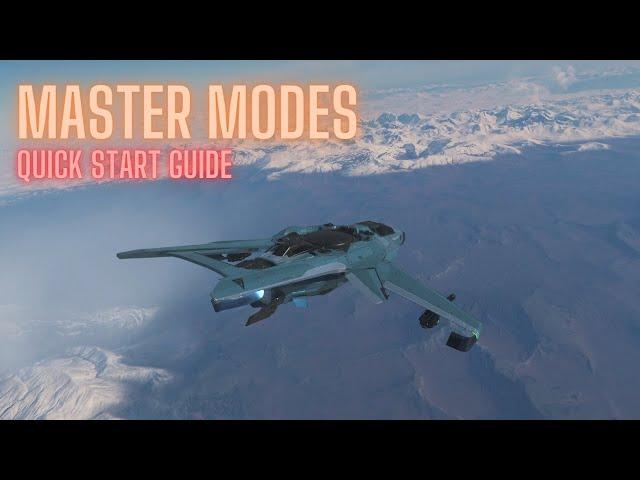 Master Modes - Quick Start Guide 3.23