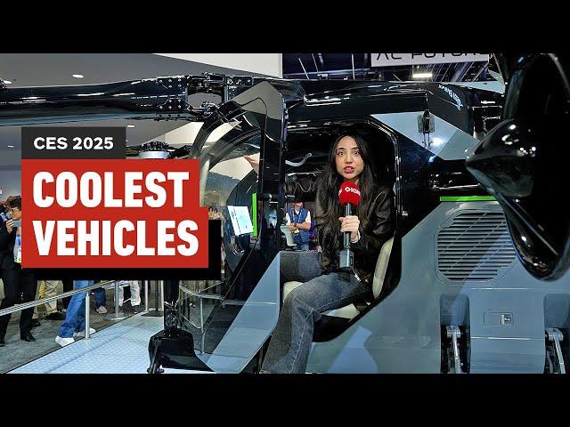 The Coolest Vehicles and Mobility Tech at CES 2025