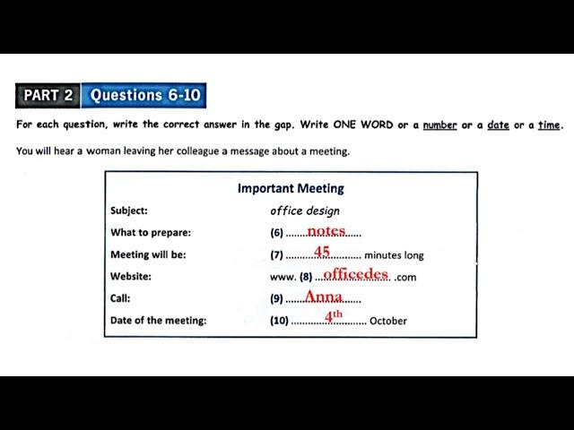 KET - KEY English Test  - Listening Test 9- Level A2 - 2024 | Listening Practice with answers