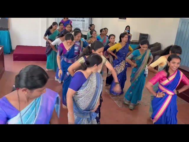 Women's day celebration | Front back left right game for teachers | Jaycees School Karkala