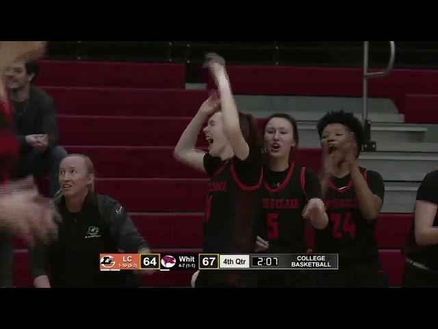 Lewis & Clark College Women's Basketball vs. Whitworth University Highlights (1/6/23)