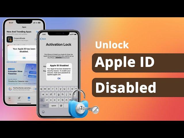 Apple ID Disabled? How to Unlock iCloud without Password 2024