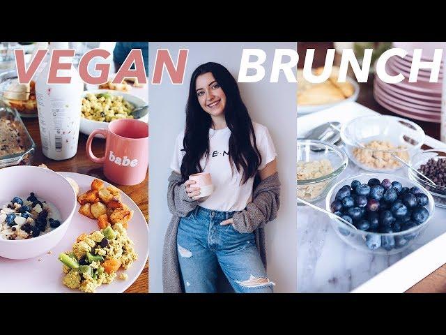 EASY VEGAN BRUNCH RECIPES | how to host a brunch in 1 hour!