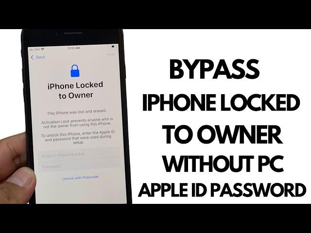 iPhone Locked To Owner How To Bypass iPhone 8/8+ Without Computer ! Permanently Bypass Fix On/Off