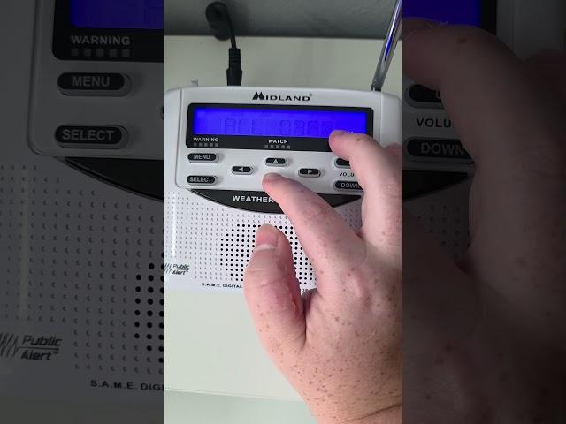 Midland WR-120DSP NOAA Weather Radio Short Review #shorts