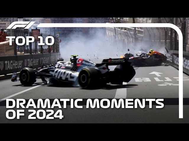 Top 10 Dramatic Moments of the 2024 F1 Season