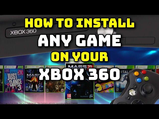 How to install any game on your modded Xbox 360 - single disk, multi disk, GoD, XBLA games