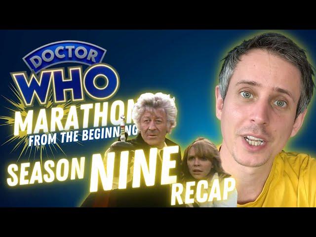 Season Nine Recap | Doctor Who Marathon From The Beginning | Halfway Through The Third Doctor's Era!