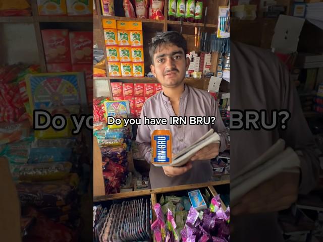 Finding IRN BRU drink in Pakistan#shorts