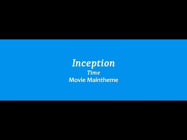 Inception Time Hans Zimmer