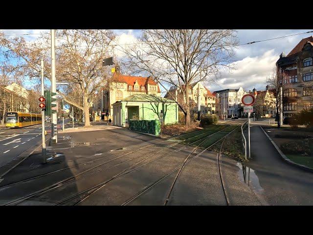 Driver’s Eye View - Dresden (Germany) - T4DMT ČKD Tatra - Heritage City Tram Tour