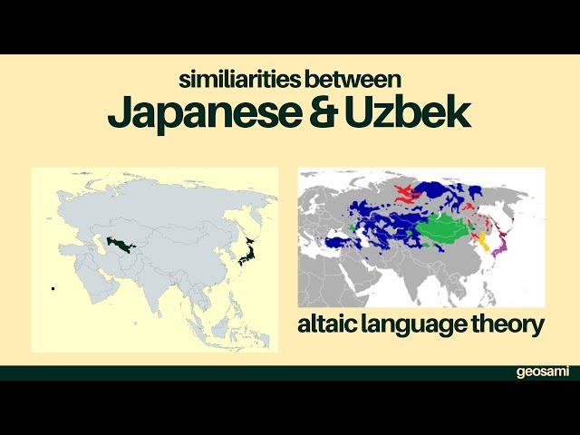 Japanese and Uzbek similarities