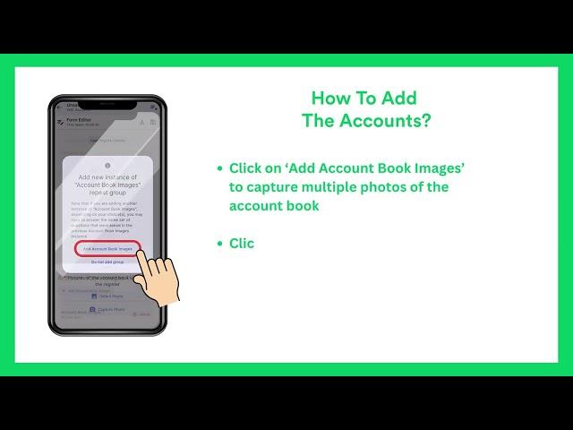 How to use the VHC App - Add Accounts (English)