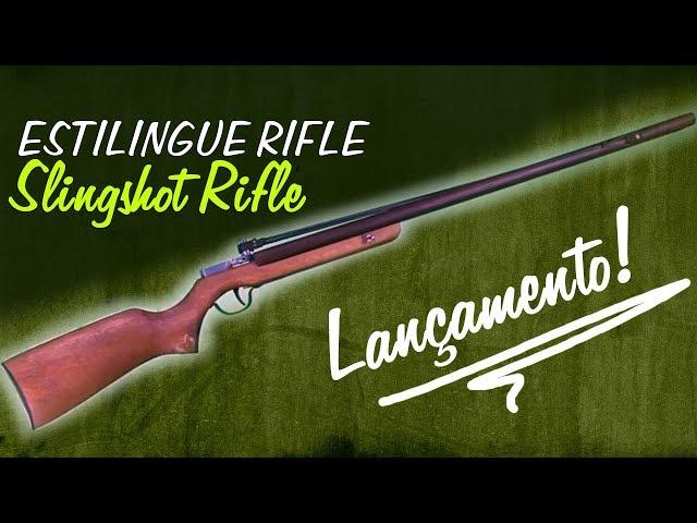 Estilingue Rifle Co2 Brasil - Slingshot Rifle - Lançamento!