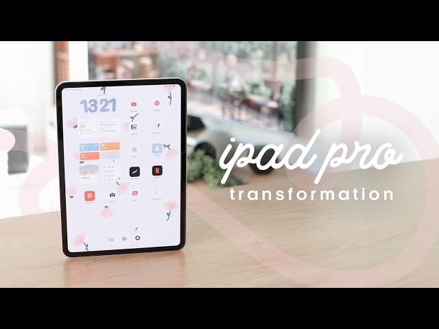 ️ Aesthetic M4 iPad Pro Transformation: icons, widgets, accessories, focus modes