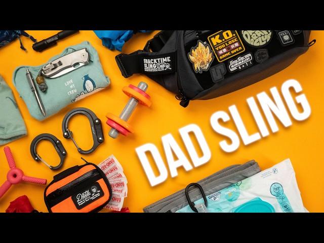 Baby Diaper Sling Bag Loadout for Dads