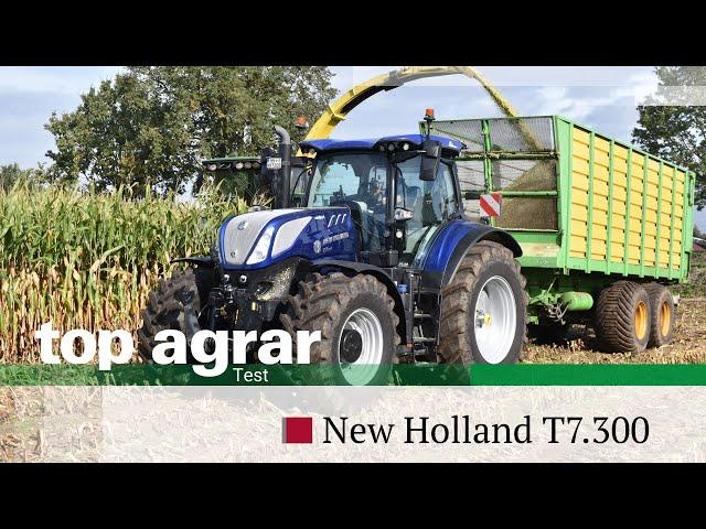 Stärker und leiser: Der neue New Holland T7.300 im top agrar Test