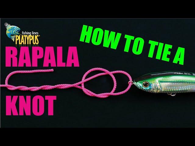 How to Tie a Rapala Knot - Tackle Tactics Animated Knot Series