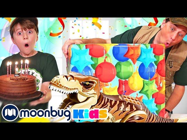 Park Ranger Dinosaur Birthday With Toys! | Jurassic Tv | Dinosaurs and Toys | T Rex Family Fun