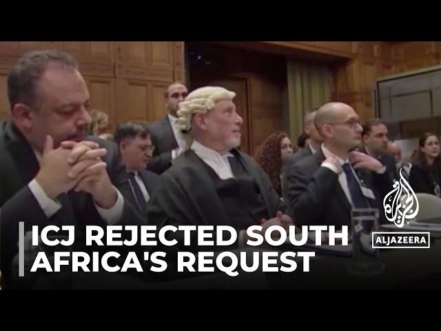 ICJ rejects South Africa's application: Court urges Israel to abide by existing orders