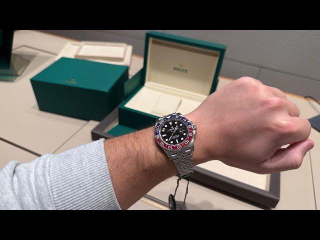 Buying a 2025 Rolex GMT Master 2 Pepsi from the Rolex Authorised Dealer (Ref - 126710blro )