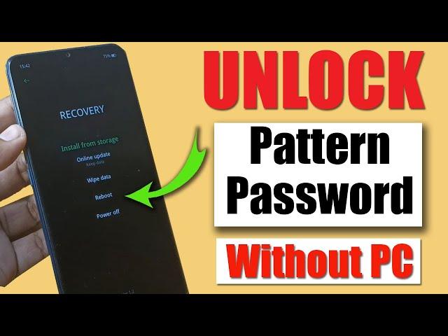 How to fix forgot Screen Lock, Password Any OPPO Mobile Without PC