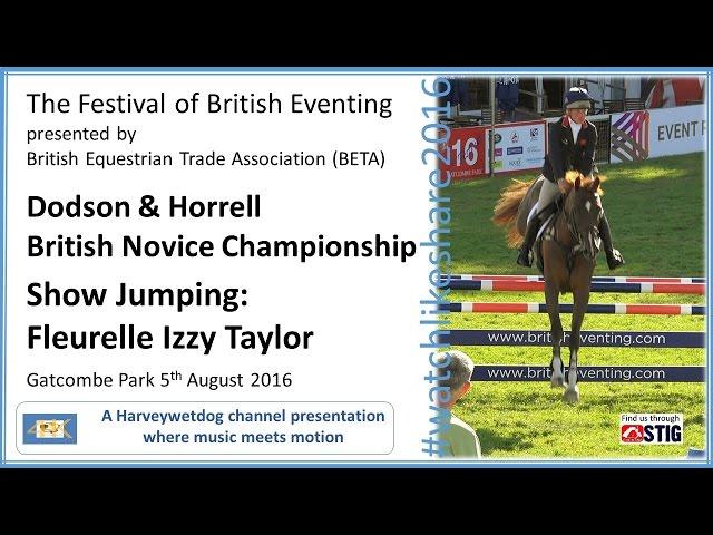 Festival of British Eventing 2016: Izzy Taylor