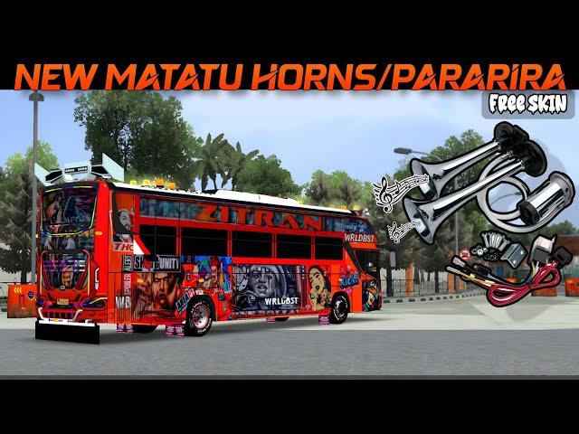 BUSSID MOD /NEW MATATU HORNS/PARARIRA/over 10+ horns check description 