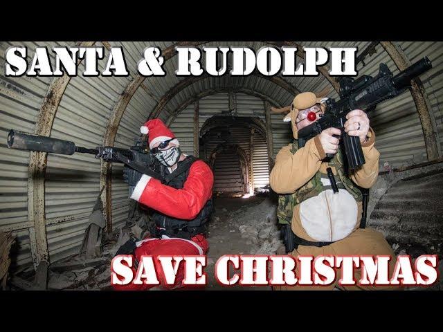 Santa and Rudolph SAVE CHRISTMAS