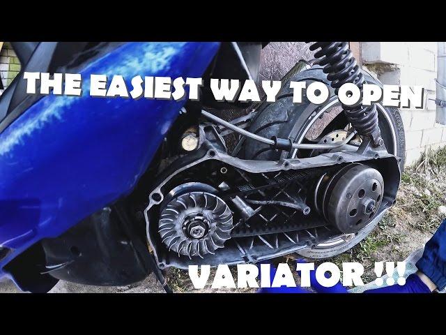 How To Remove & Install Variator on scooter ! (EASIEST WAY, WITHOUT SPECIAL TOOLS !)