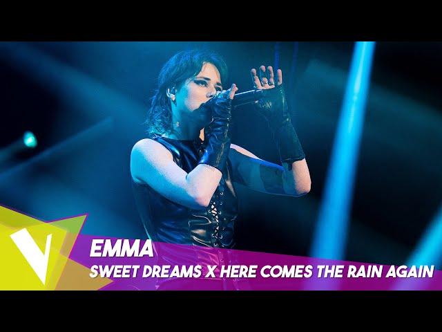 Eurythmics 'Sweet Dreams x Here Comes The Rain Again' ● Emma | Live 6 | The Voice Belgique Saison 11