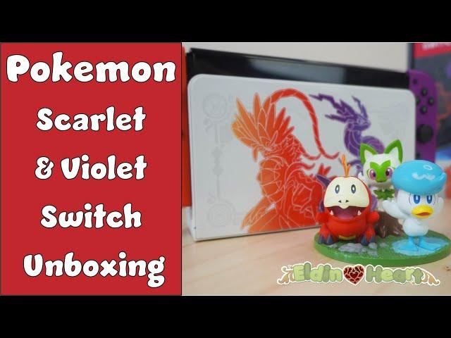 Pokemon Scarlet & Violet Switch Unboxing + Mini Figure from Target