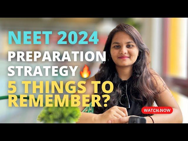 Perfect start for NEET 2024, Perfect plan for 1 year, Strategy for Dropper, #neet2024