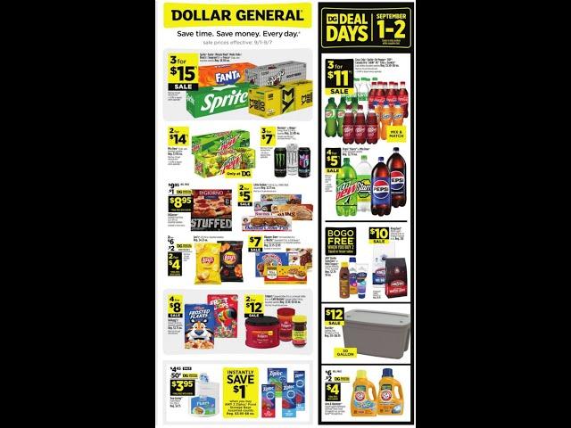 Dollar General Weekly Ad September 1 – September 7, 2024