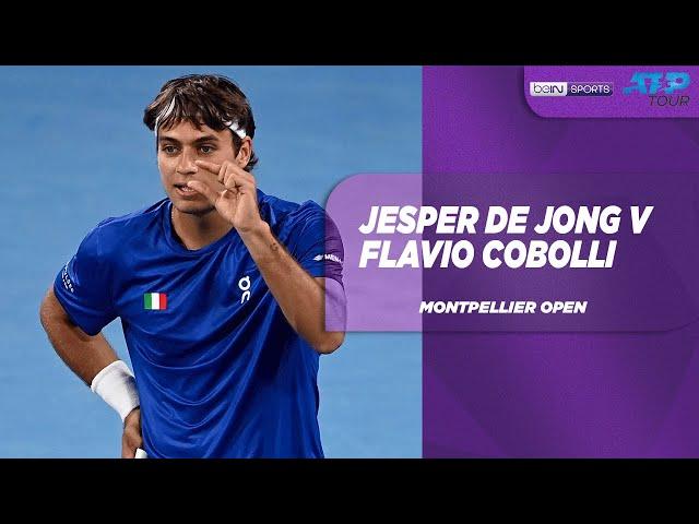 Jesper de Jong v Flavio Cobolli | Montpellier Open | Match Highlights