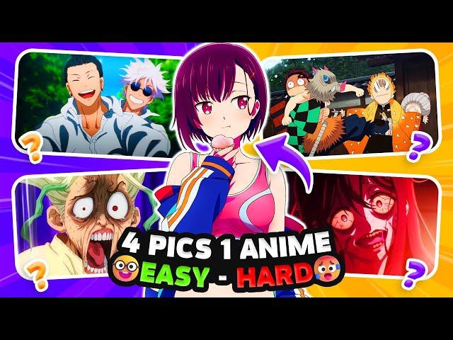 4 PICTURES 1 ANIME QUIZ  (Level: SUPER EASY  HARD)  PART 1