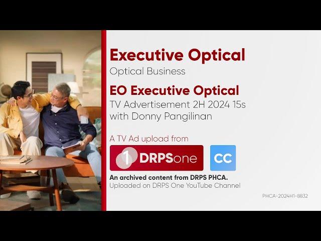 EO Executive Optical TV Ad 2H 2024 15s with Donny Pangilinan (Philippines) [CC]