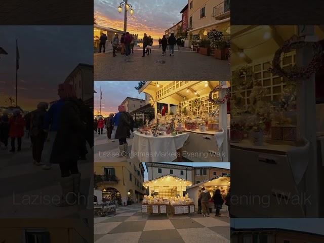 Pink Sunset & Christmas in Lazise 2024 | Vertical Short