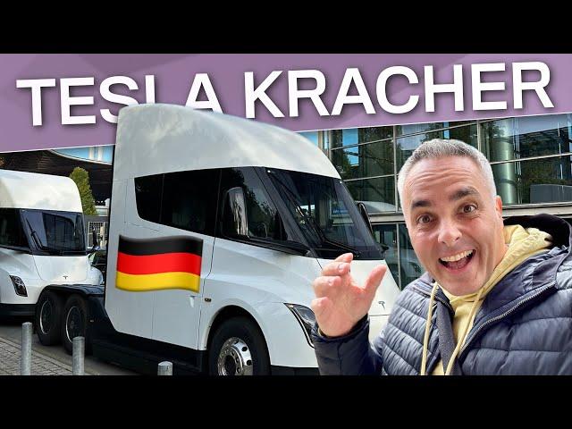 Tesla Semi Truck in Hannover - Erste Eindrücke des Elektro-LKW von der IAA Transportation