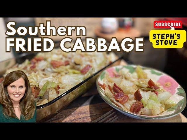 Southern Fried Cabbage - Delicious Side Dish or Main Meal & Keto Friendly - Steph’s Stove