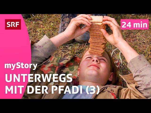 Im Pfadilager: Pfadfinder:innen auf Abenteuer (3/4) | Archiv: myStory (2013) | SRF Kids