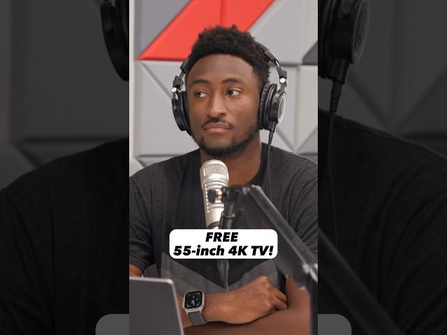 A free TV!? Im listening…#mkbhd #waveformpodcast #marquesbrownlee